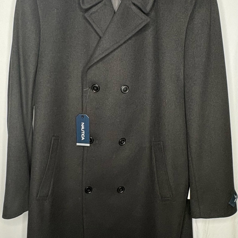 Nautica Men's Charcoal Peacoat